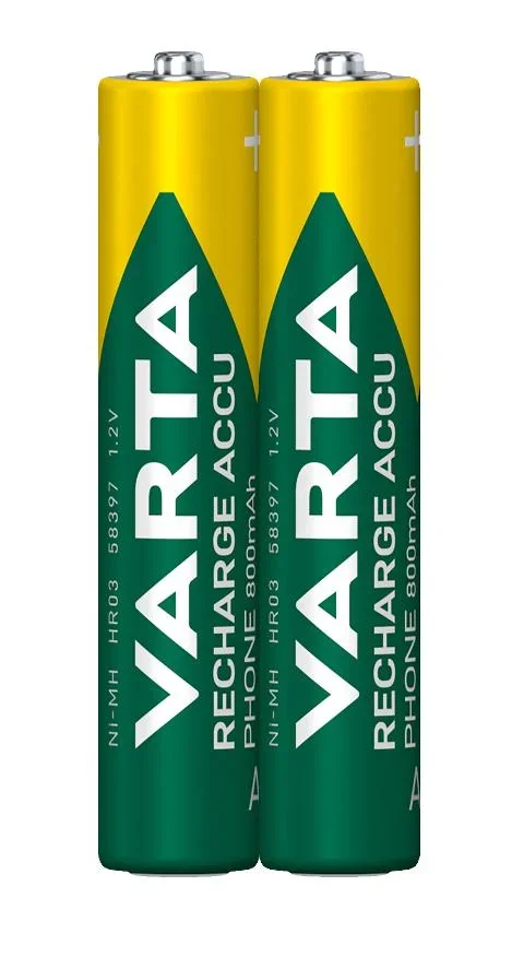 RECHARGE Phone NiMH Micro (AAA) Akku mit 800mAh - 2 Stück - 0