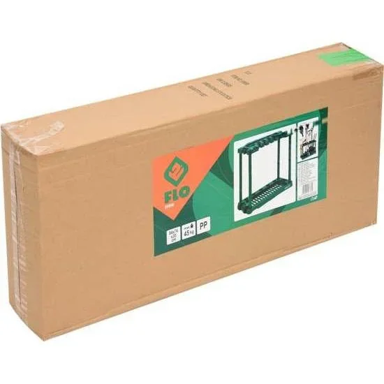 Gartengeräteträger - 84 x 74 x 35 cm - Kunststoff - Grün - Max. 45 kg - 4