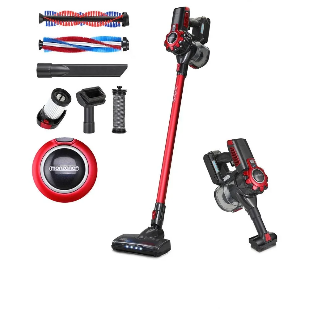 Elektrostaubsauger - Cordless all in 1 Inklusive Dockingstation etc. auf Akku MZ5 Grau/Rot - 1