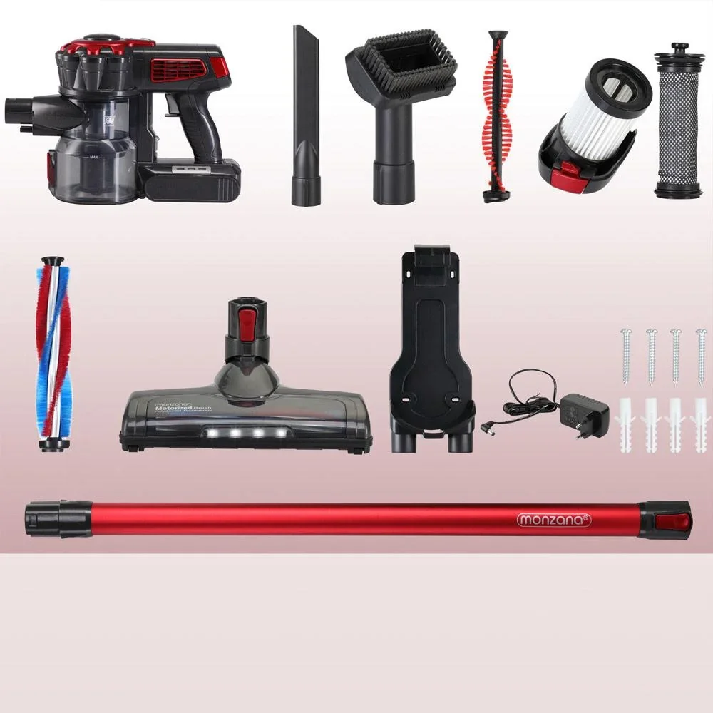 Elektrostaubsauger - Cordless all in 1 Inklusive Dockingstation etc. auf Akku MZ5 Grau/Rot - 3