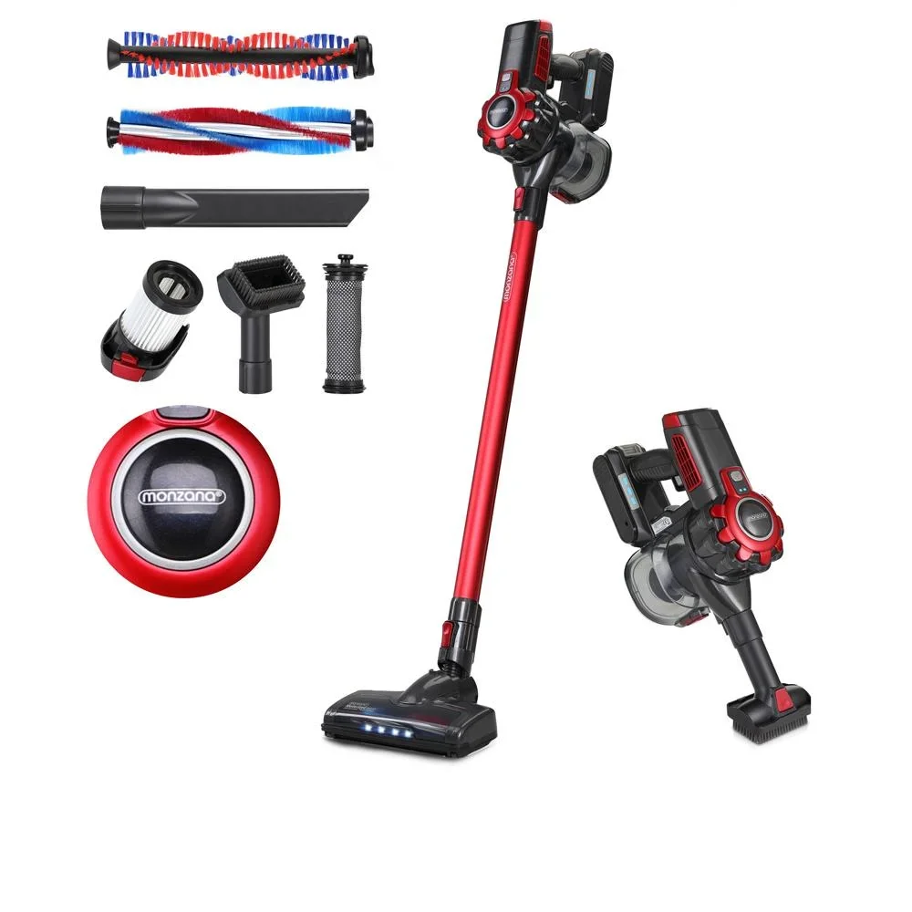 Elektrostaubsauger - Cordless all in 1 Inklusive Dockingstation etc. auf Akku MZ5 Grau/Rot - 4