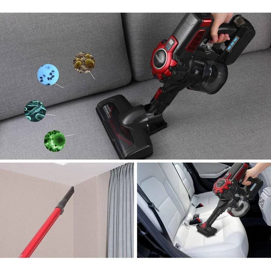 Elektrostaubsauger - Cordless all in 1 Inklusive Dockingstation etc. auf Akku MZ5 Grau/Rot - 6