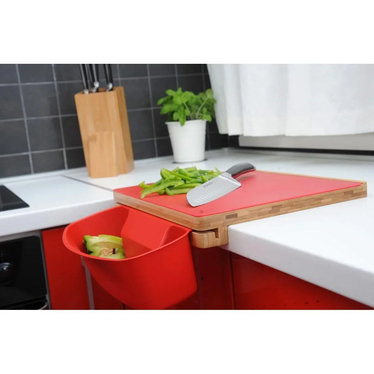 Mehrzer - Abfallbehälter-Schneidebrett - 1
