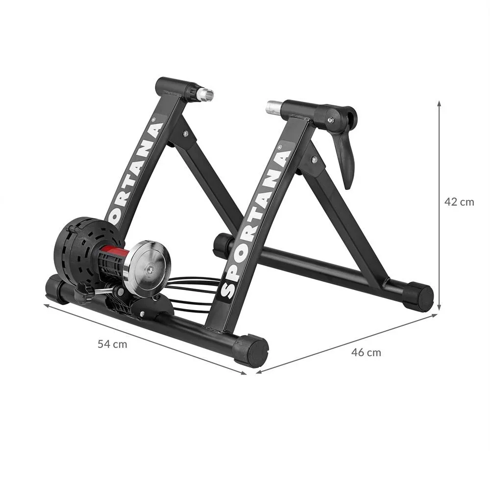 Fahrradtrainer Indoor - Rollentrainer Ergotrainer - Fahrrad bis 150kg Magnet - 4