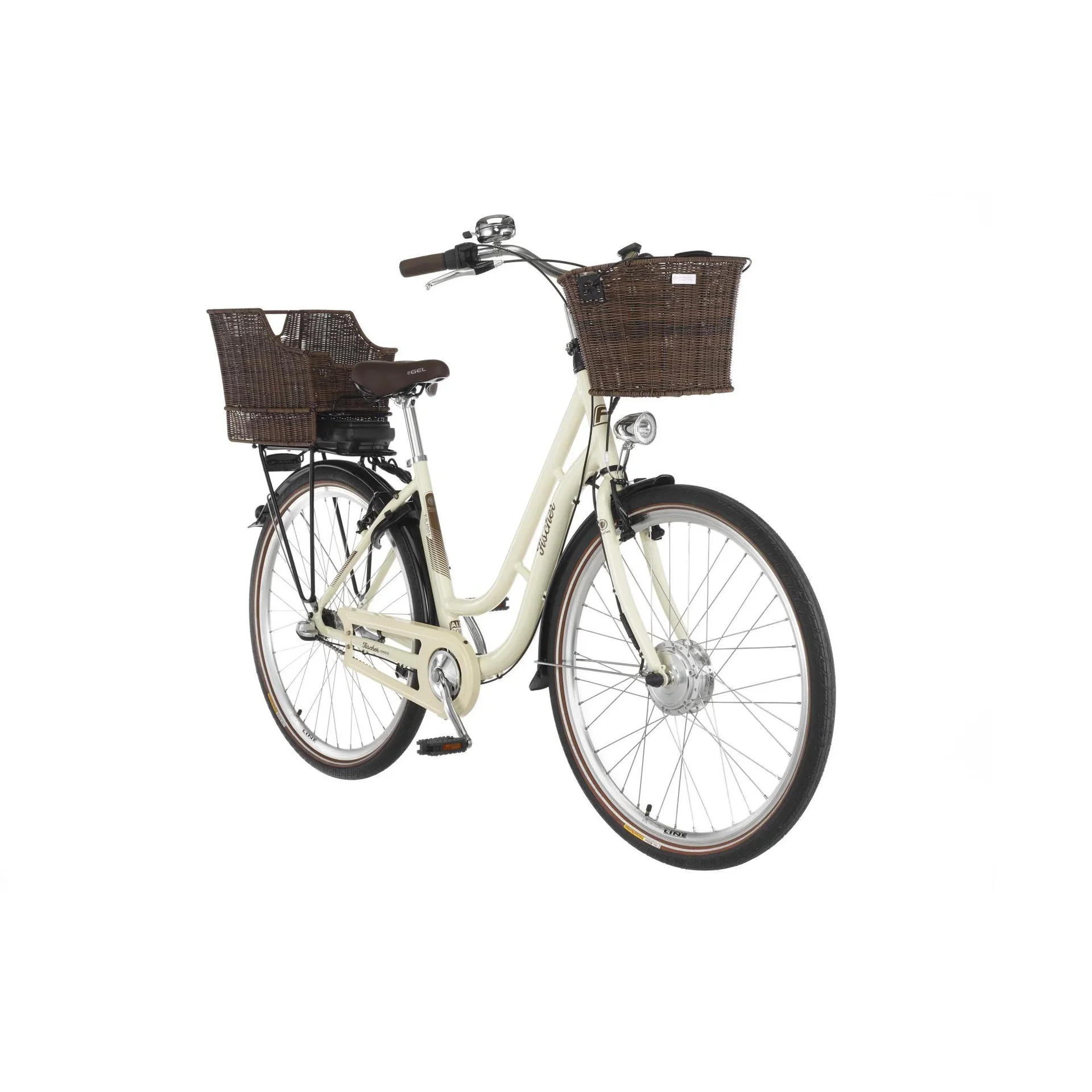 Unisex E-Bike City, 28 Zoll, Rahmengröße 48 cm, 3-Gang Nabenschaltung, Elfenbein glänzend, CITA ER1804 - 10