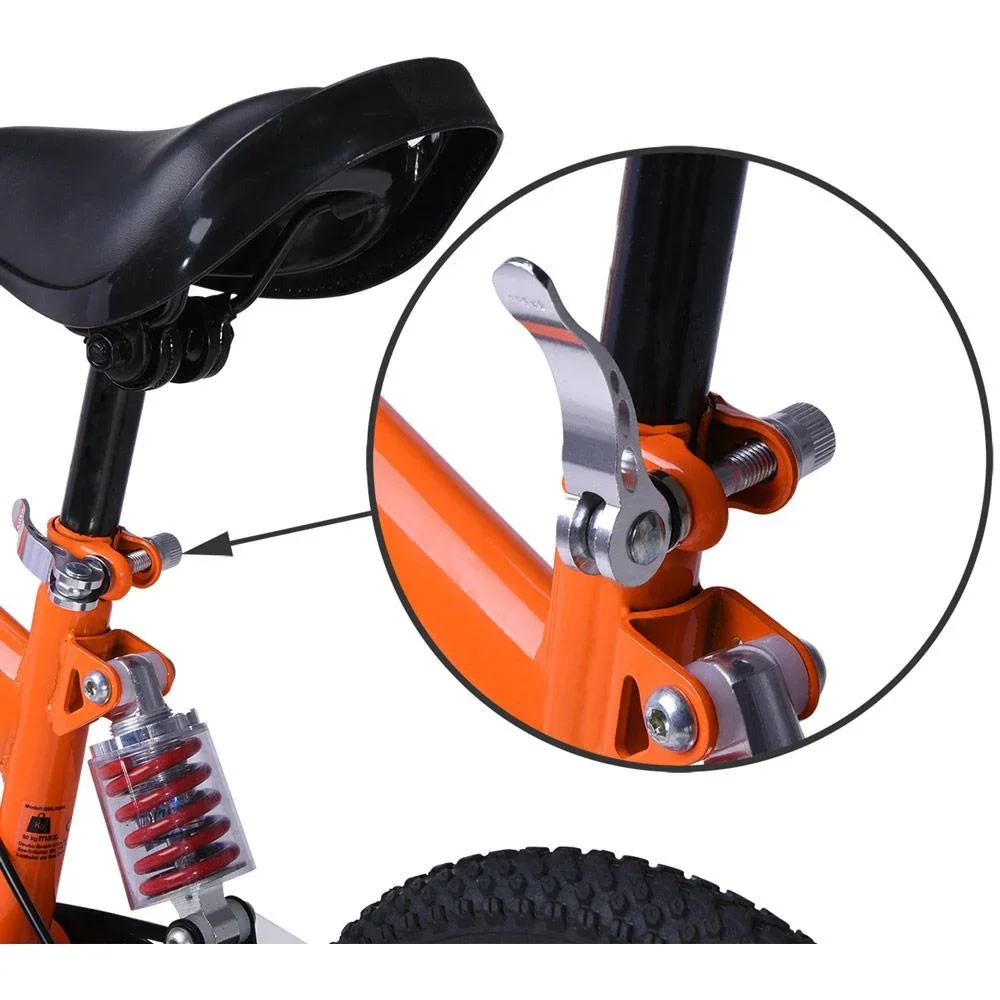Laufrad 'Renmeister' mit Federung und Übungssattel orange - 2