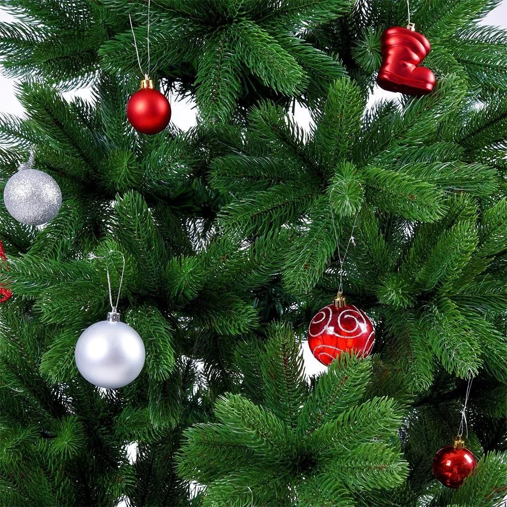 Weihnachtsbaum - PVC - 180cm hoch - ohne Beleuchtung - mit Ständer - 0