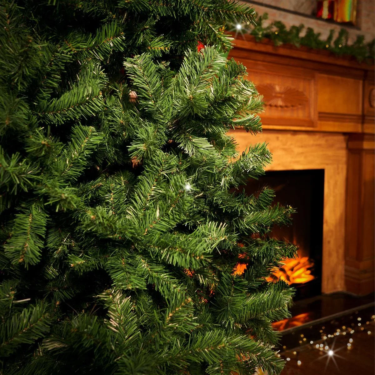 Weihnachtsbaum - PVC - 180cm hoch - ohne Beleuchtung - mit Ständer - 4