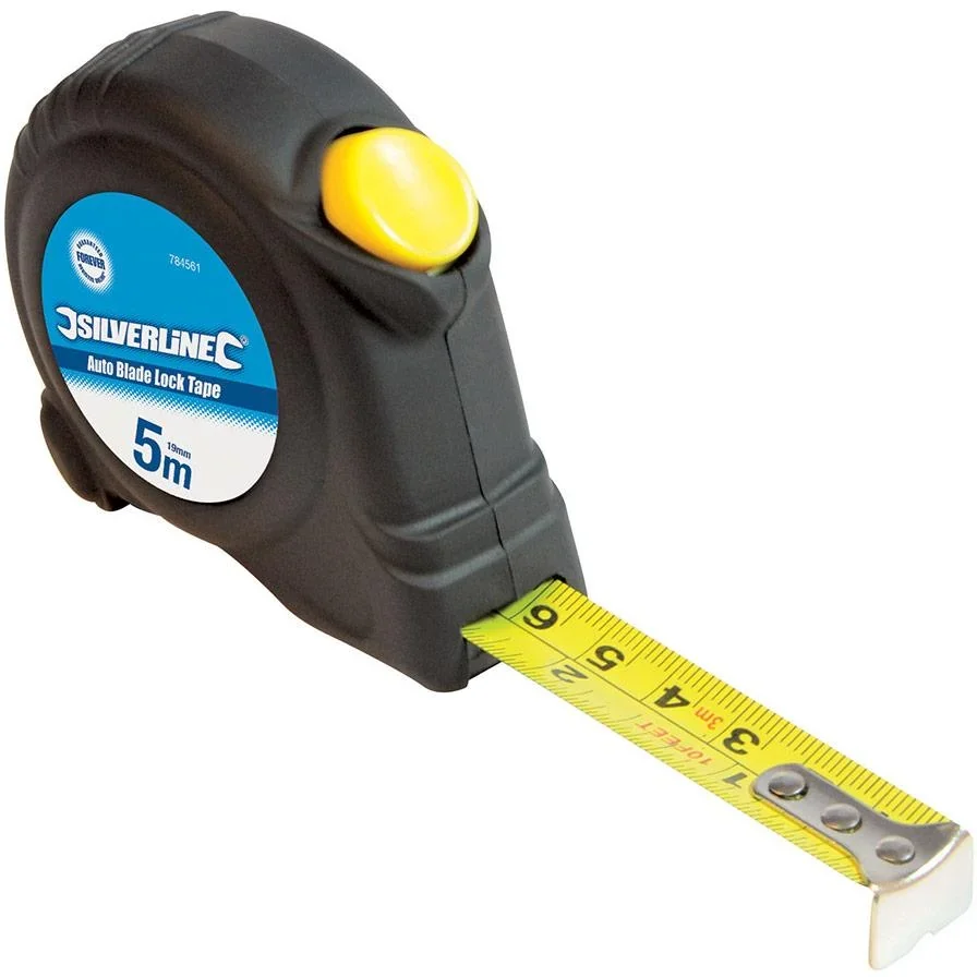 Selbstklemmendes Maßband, Displaykarton 30 Stück, 5 m x 19 mm - 0