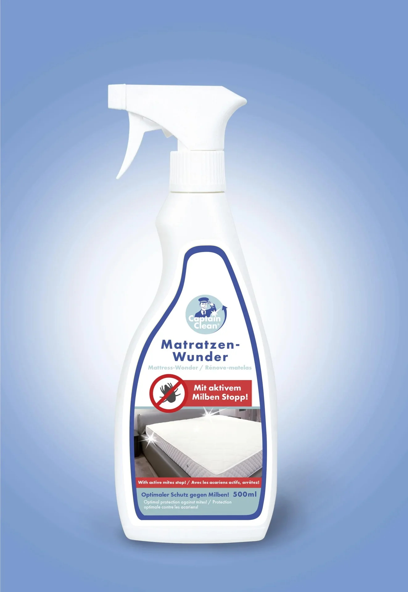 Matratzenreiniger „Captain Clean Matratzen-Wunder“, 500 ml - 0