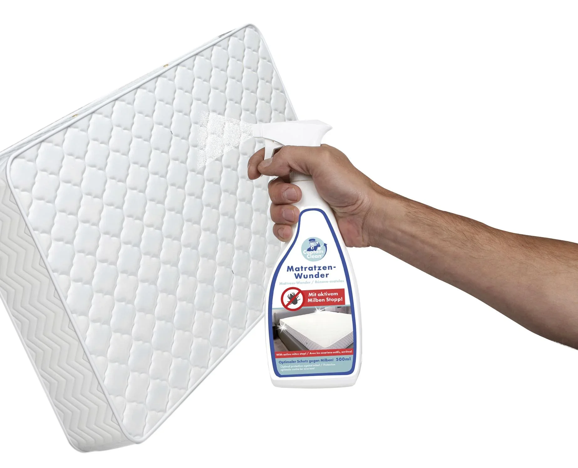 Matratzenreiniger „Captain Clean Matratzen-Wunder“, 500 ml - 2