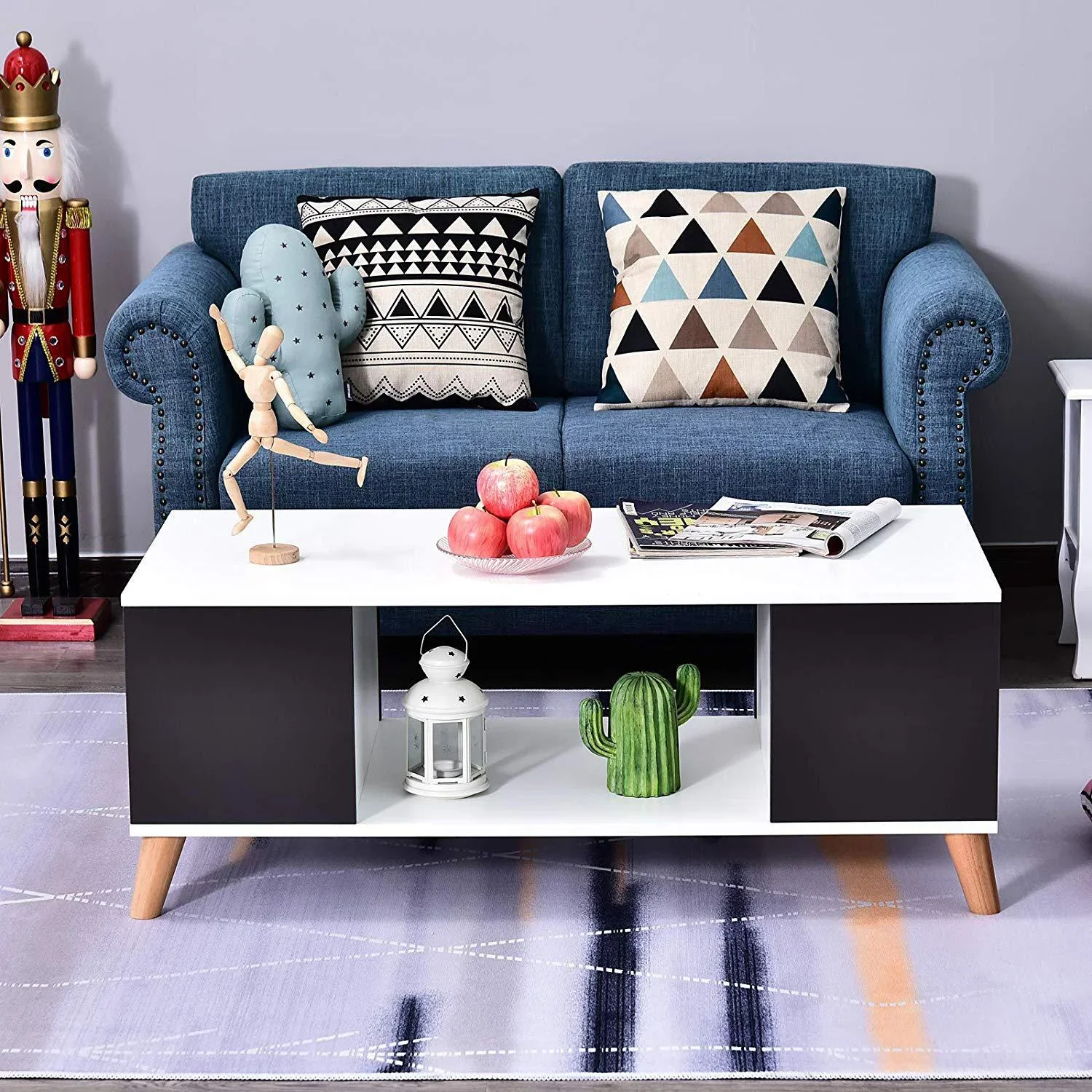 Couchtisch mit 3 Fächer - 1