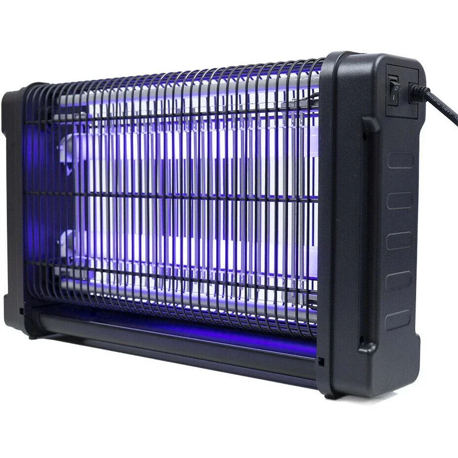 Elektrischer Insektenvernichter - Fliegenlampe - 2 x 6W - 360° - 30m² - 2