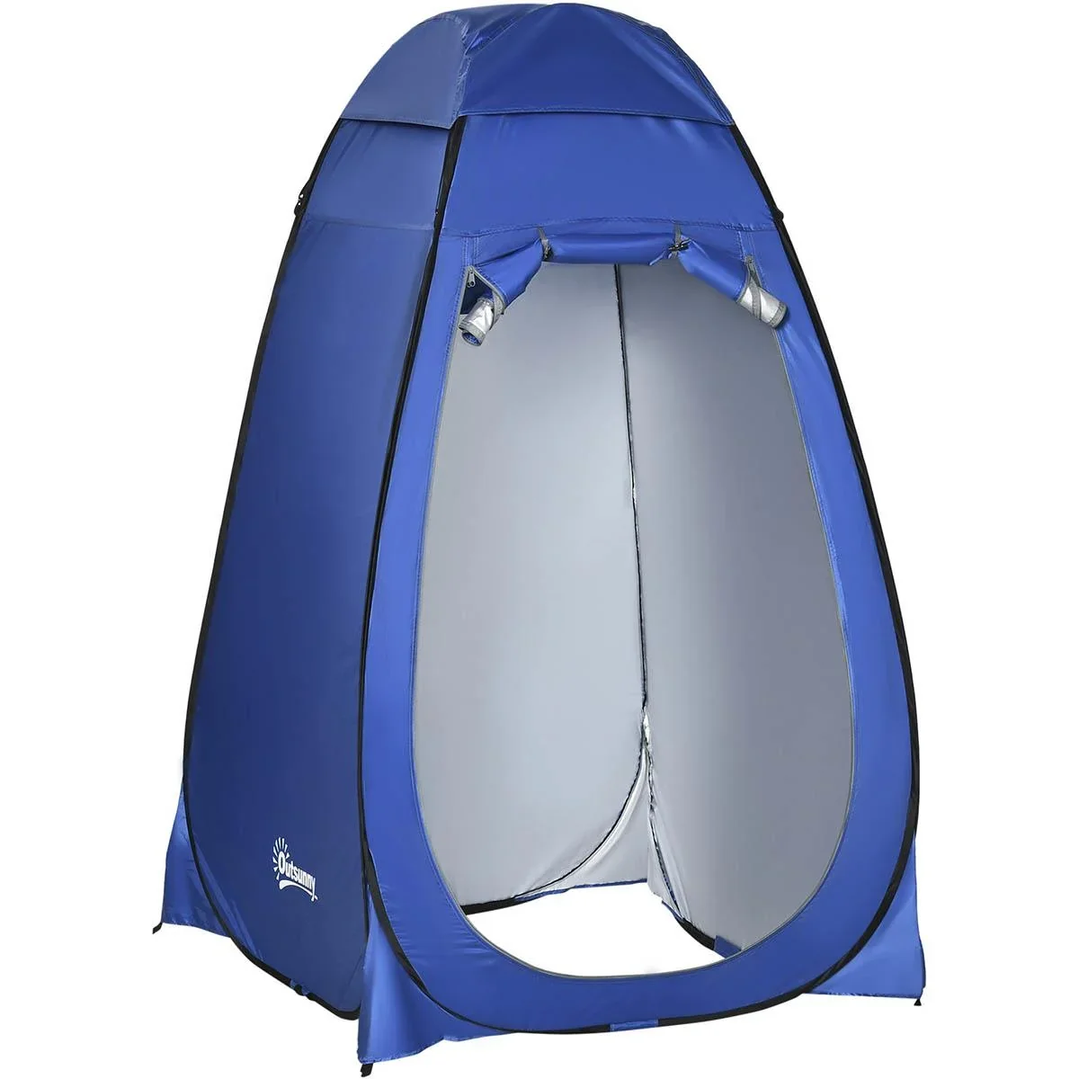 Duschzelt - Toilette oder Dusche - Wasserdicht - Blau - Polyester - 120 x 120 x 190 cm - 0