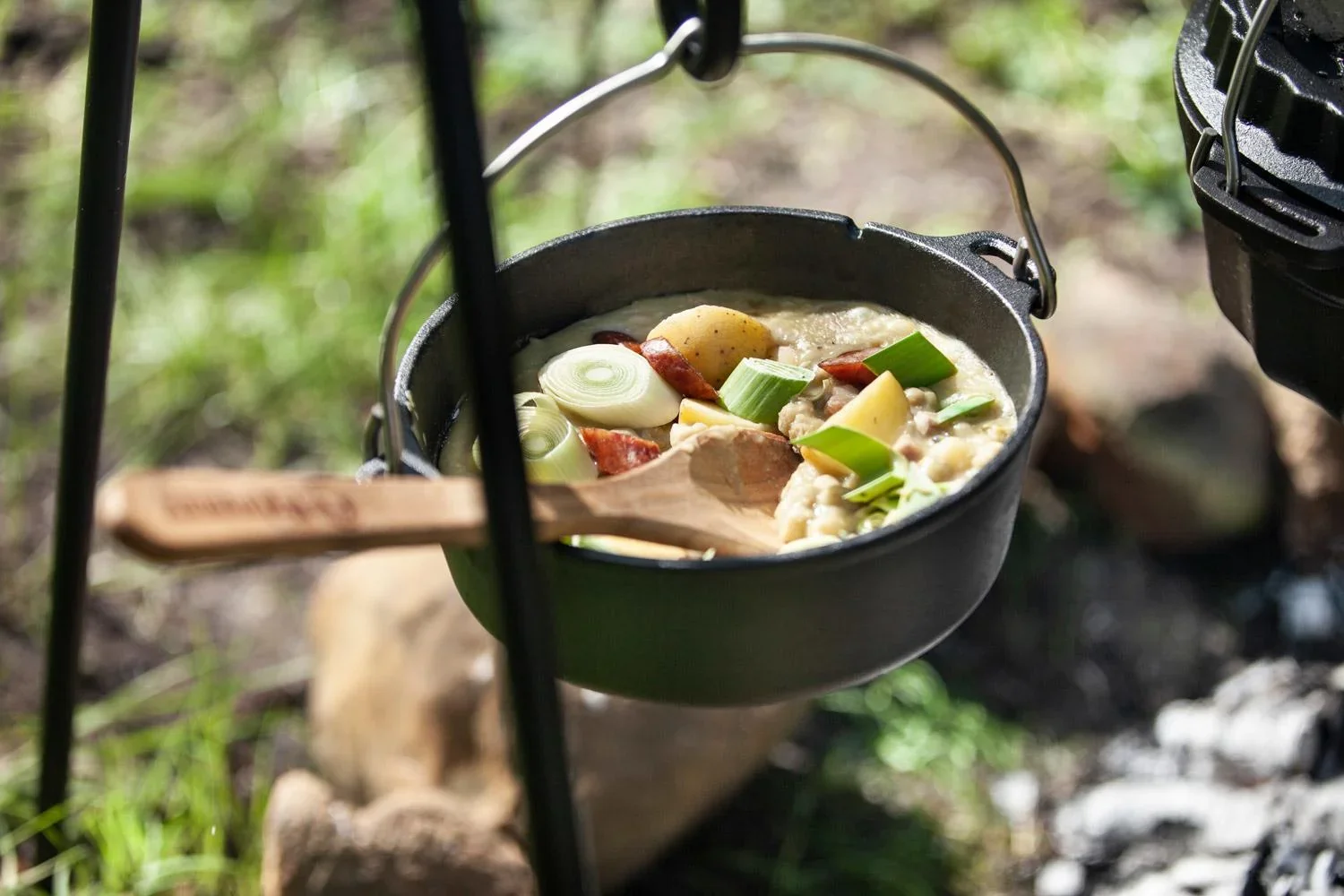 Feuertopf (3qt) planer Boden (ohne Füße) - 6