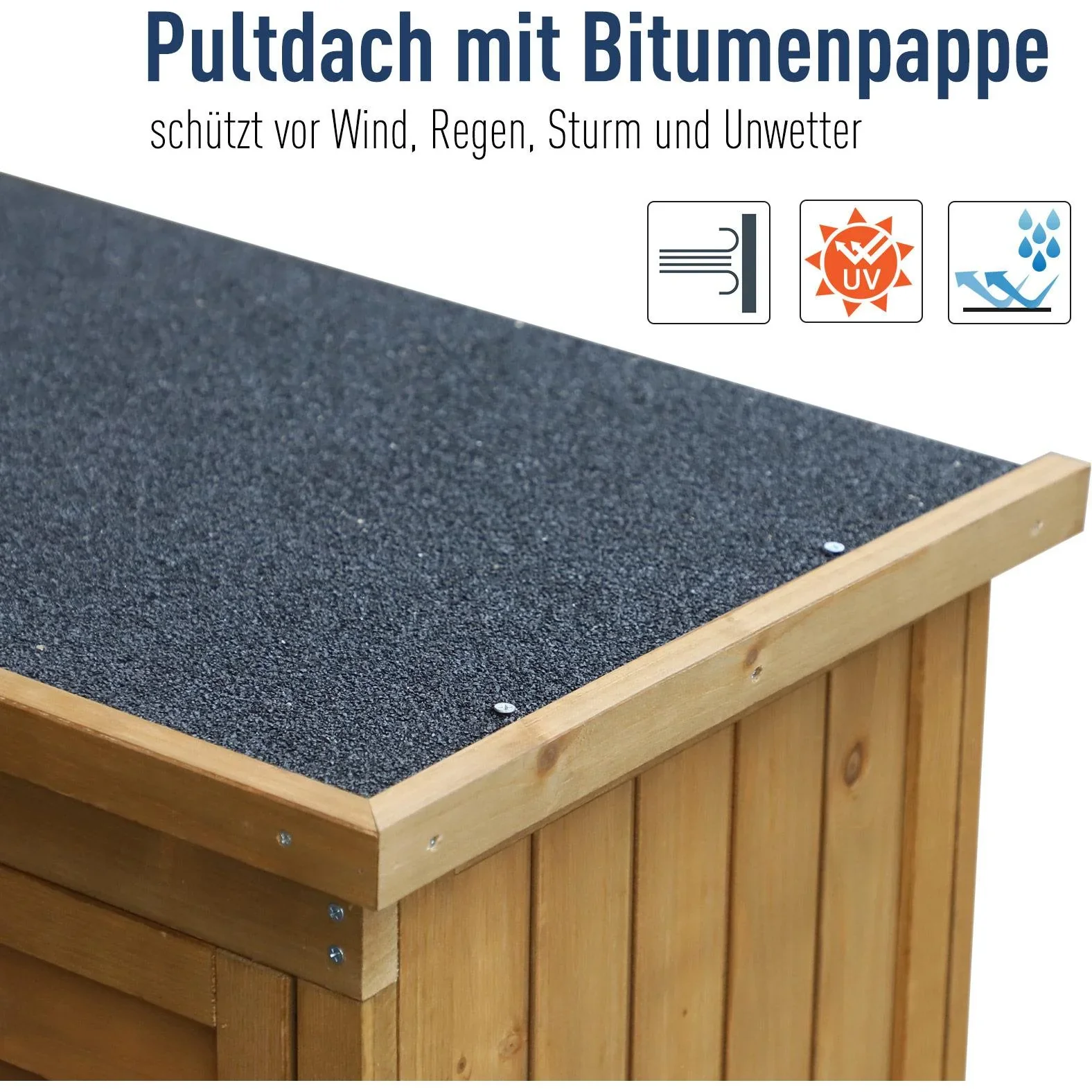 Gartenschrank mit Lamellentüren - 3