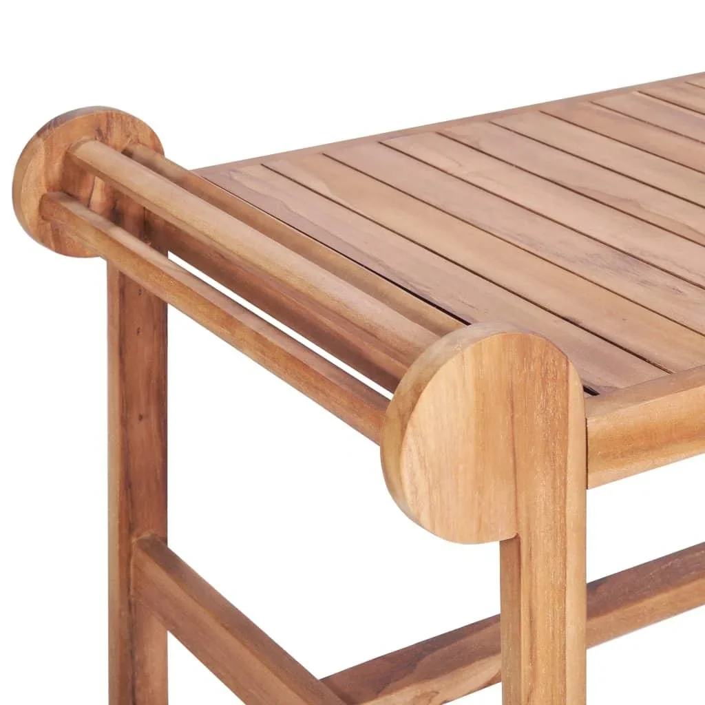 Couchtisch 100x50x45 cm massiv Teak - 2