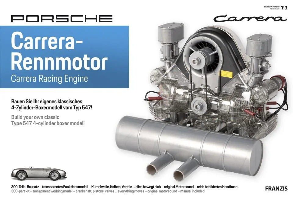 Funktionsmodell Porsche Carrera Rennmotor - 0