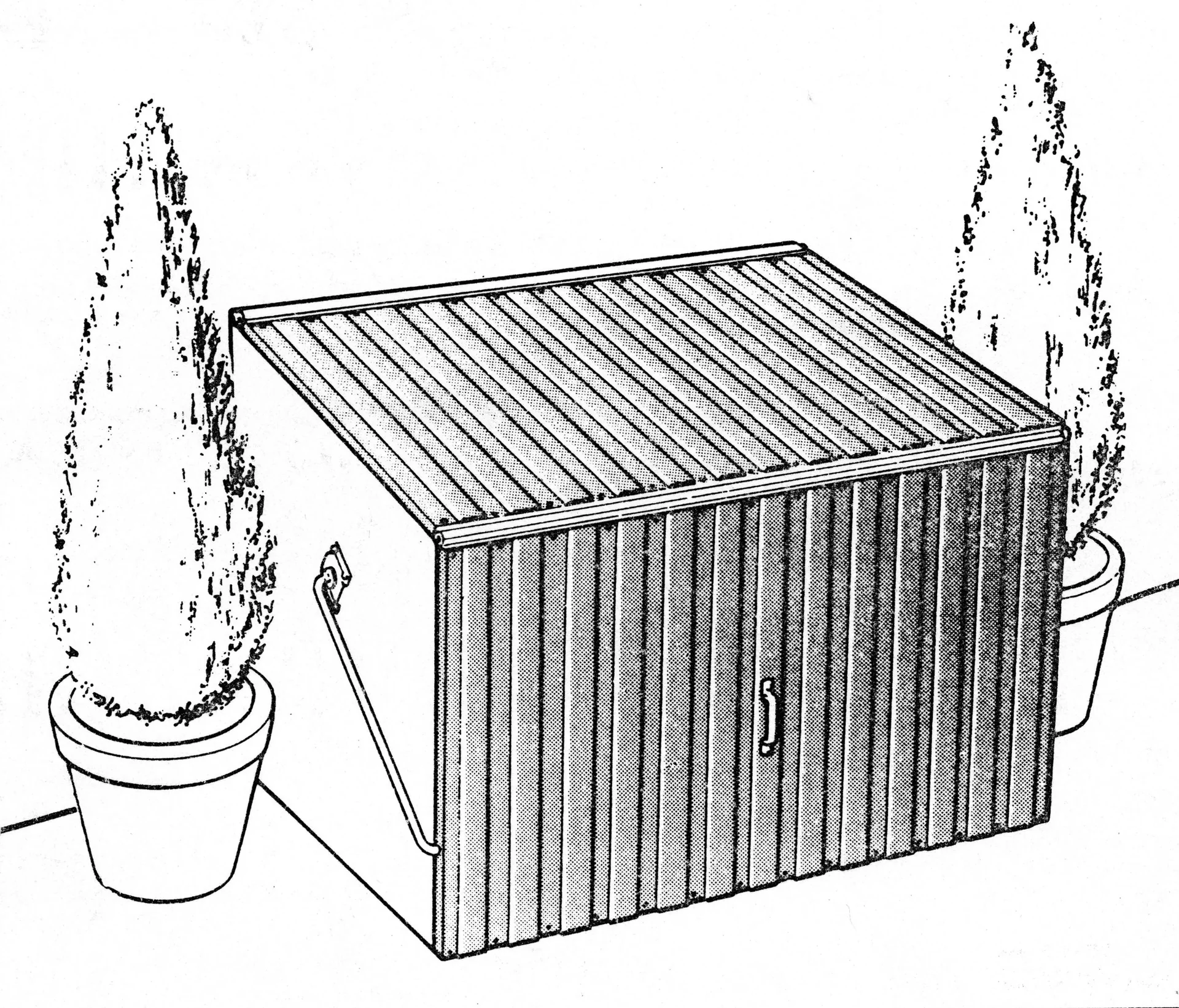 Geräte- und Aufbewahrungsbox Stowaway anthrazit - 2