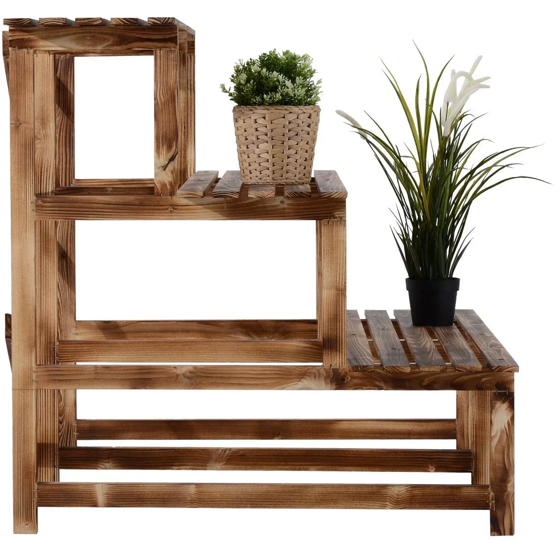 Pflanzentreppe mit 3 Stufen natur - 0