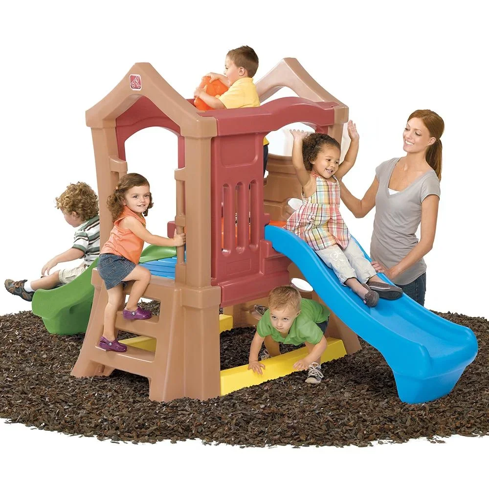 Spielen Up Doppel Slide Climber - 1