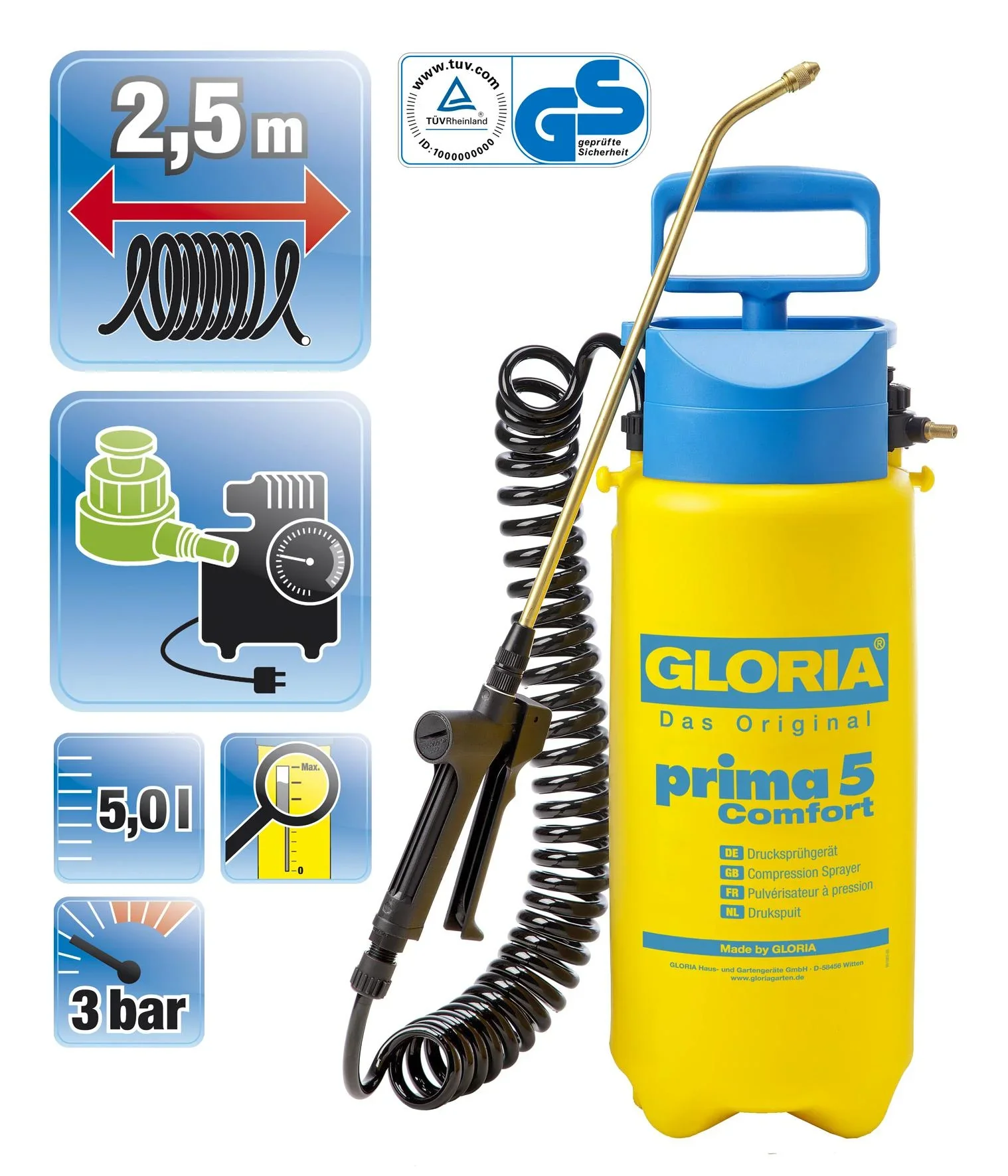 Drucksprüher "Prima 5" Comfort - 4