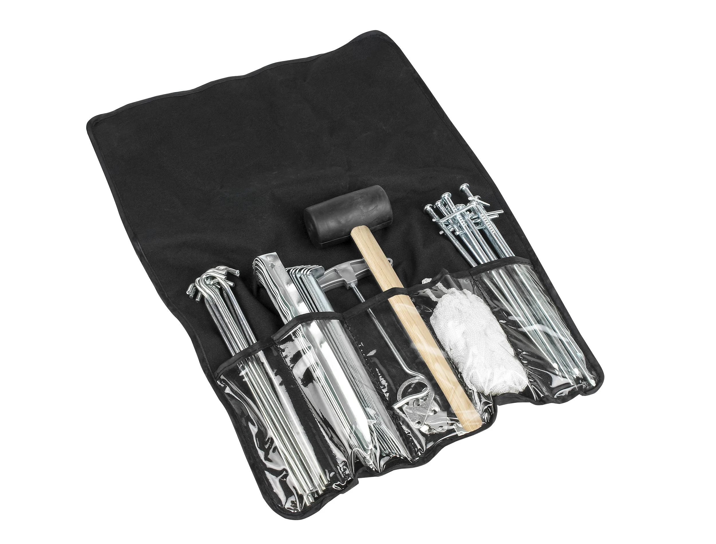 Zelt- Vorzelt Zubehör Set 48 Teile - 2