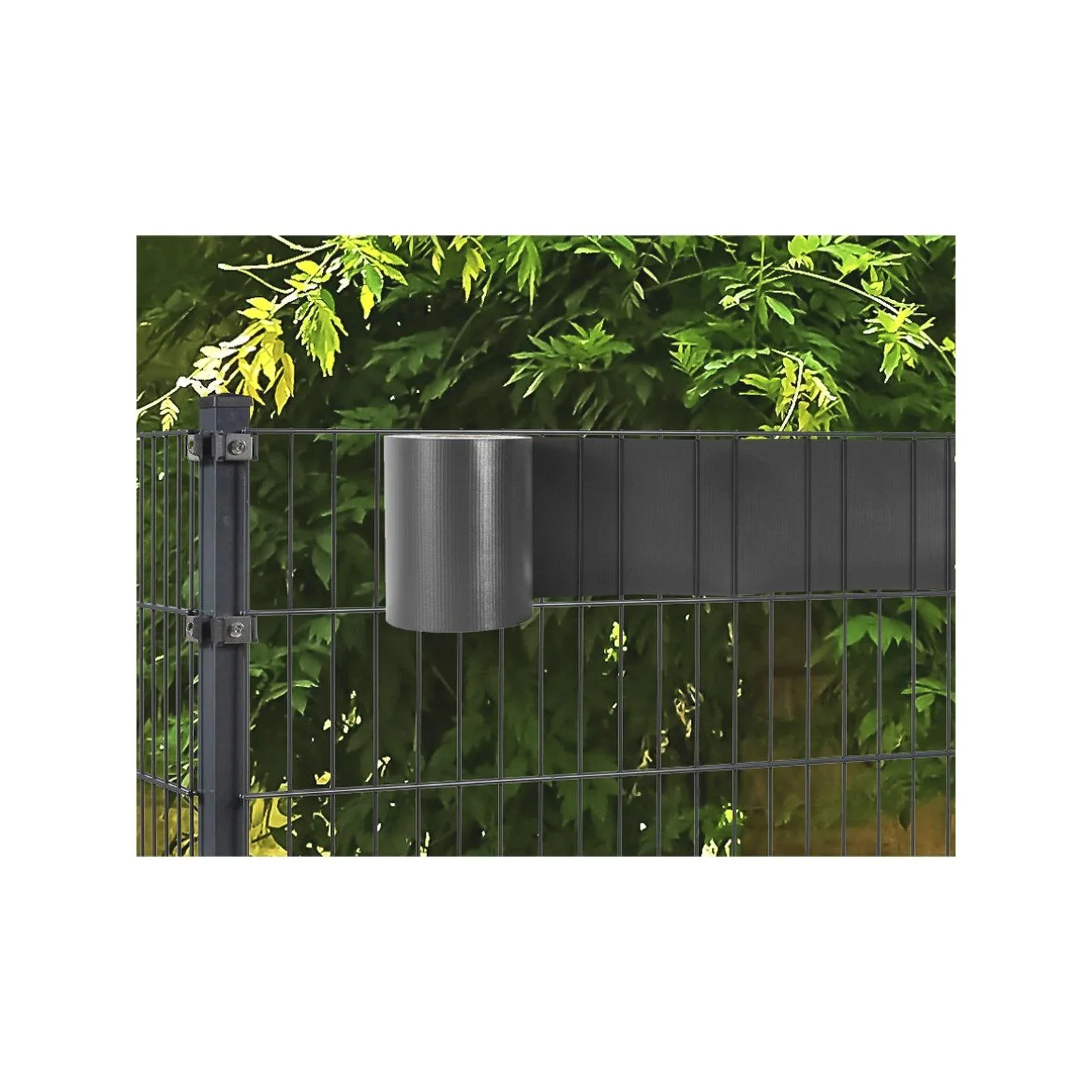 Sichtschutz Doppelstabmattenzaun Anthrazit - 0