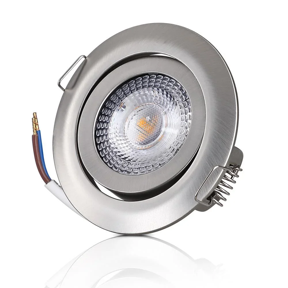 LED-Downlight Krog 6-teiliges Set Nickel - 6