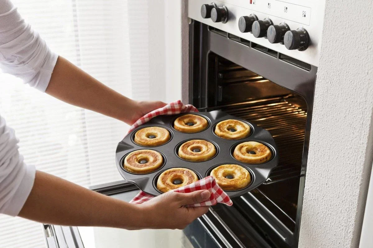 Apfelküchlein-Backblech 8-er, Ø 33 x 3 cm - 2