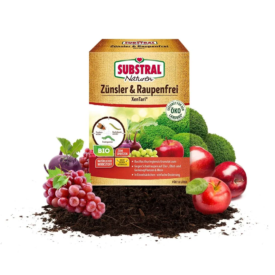 Bio Zünsler & Raupenfrei Xentari - 8 x 2,5 g - 0