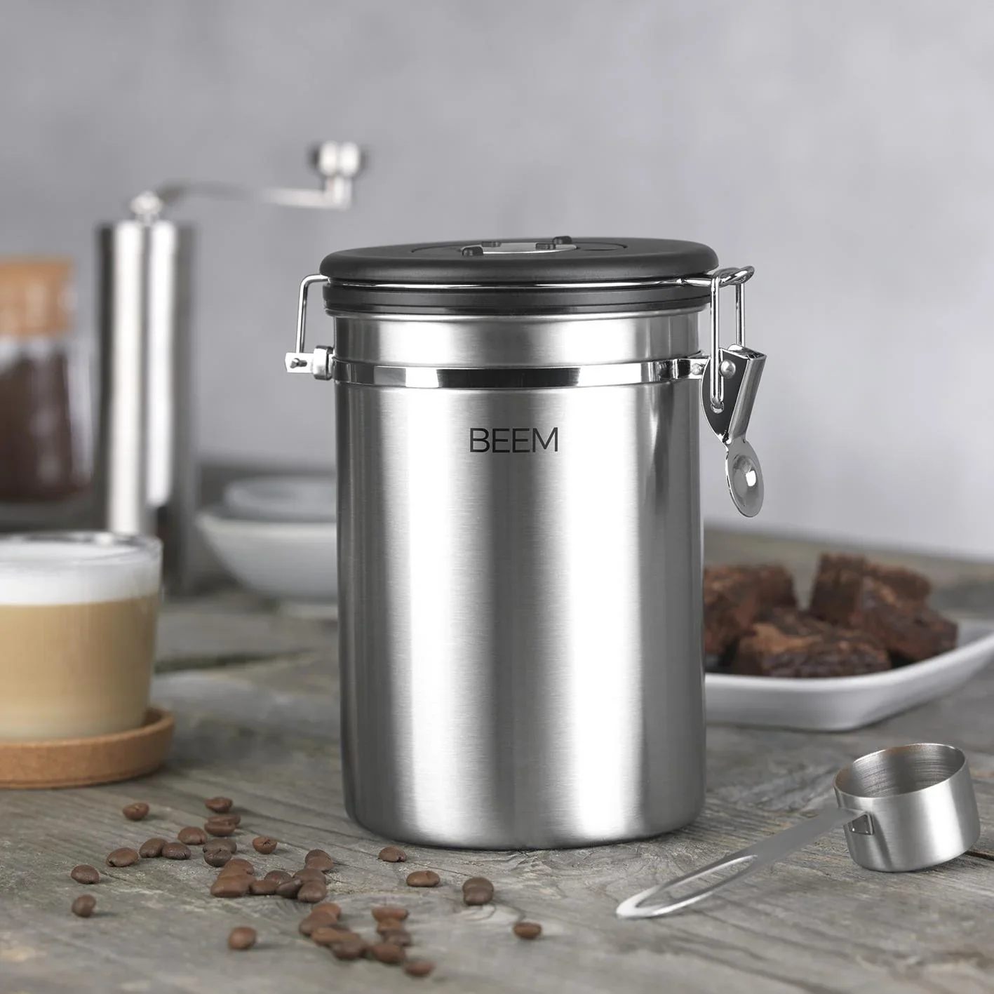 Kaffeedose Aroma-Safe, 1,9 l Edelstahl - 4