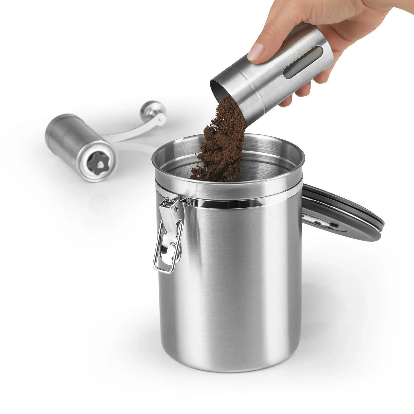 Kaffeedose Aroma-Safe, 1,9 l Edelstahl - 7