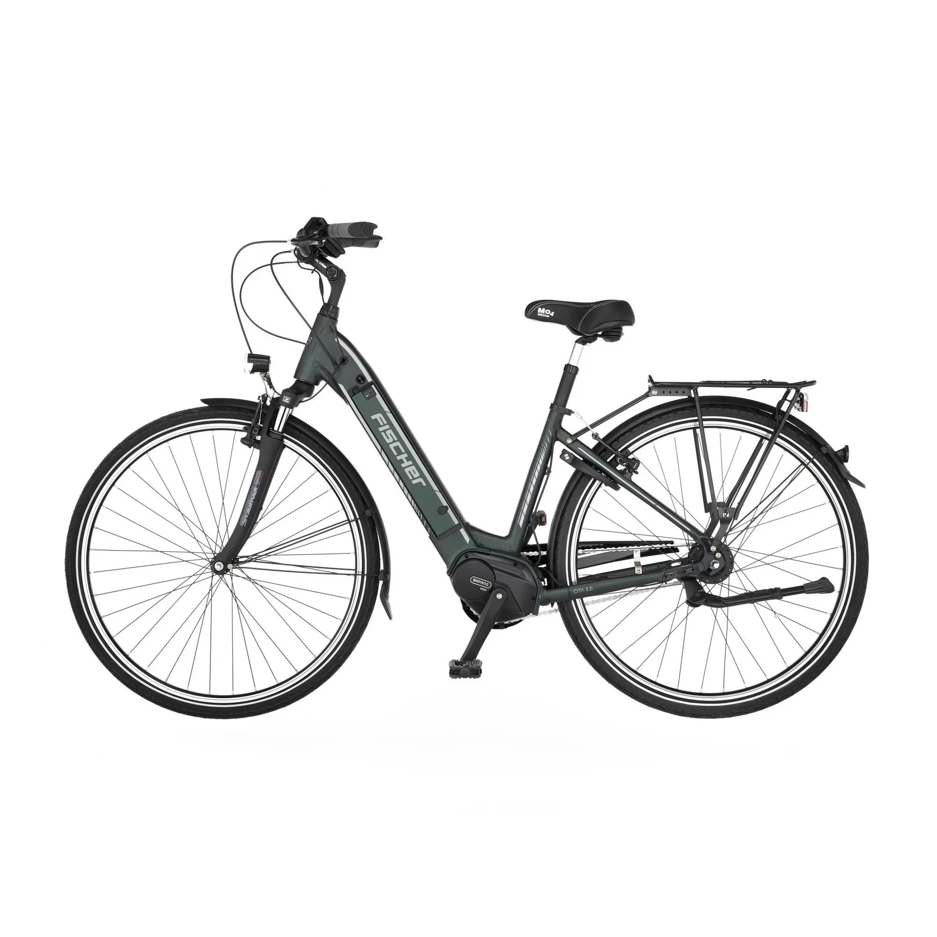 Unisex E-Bike City, 28 Zoll, Rahmengröße 41cm, 7-Gang Nabenschaltung, grün matt, CITA 3.2i - 4