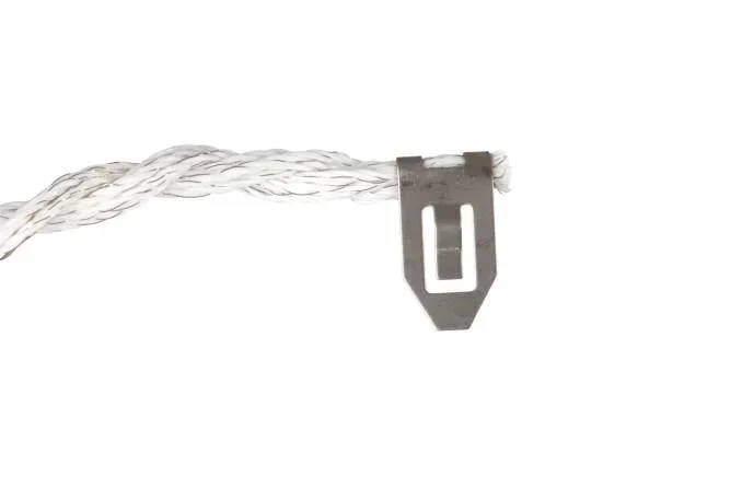 Schafnetz, 50 m weiß/orange, Höhe: 90 cm - Doppelspitze - 4