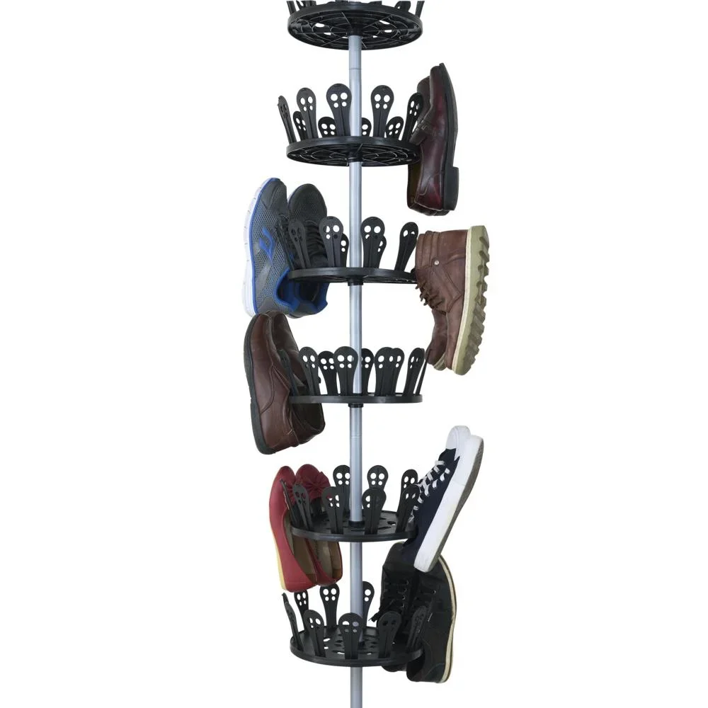 XXL-Schuhkarussell für 96 Schuhe aus Edelstahl - 0