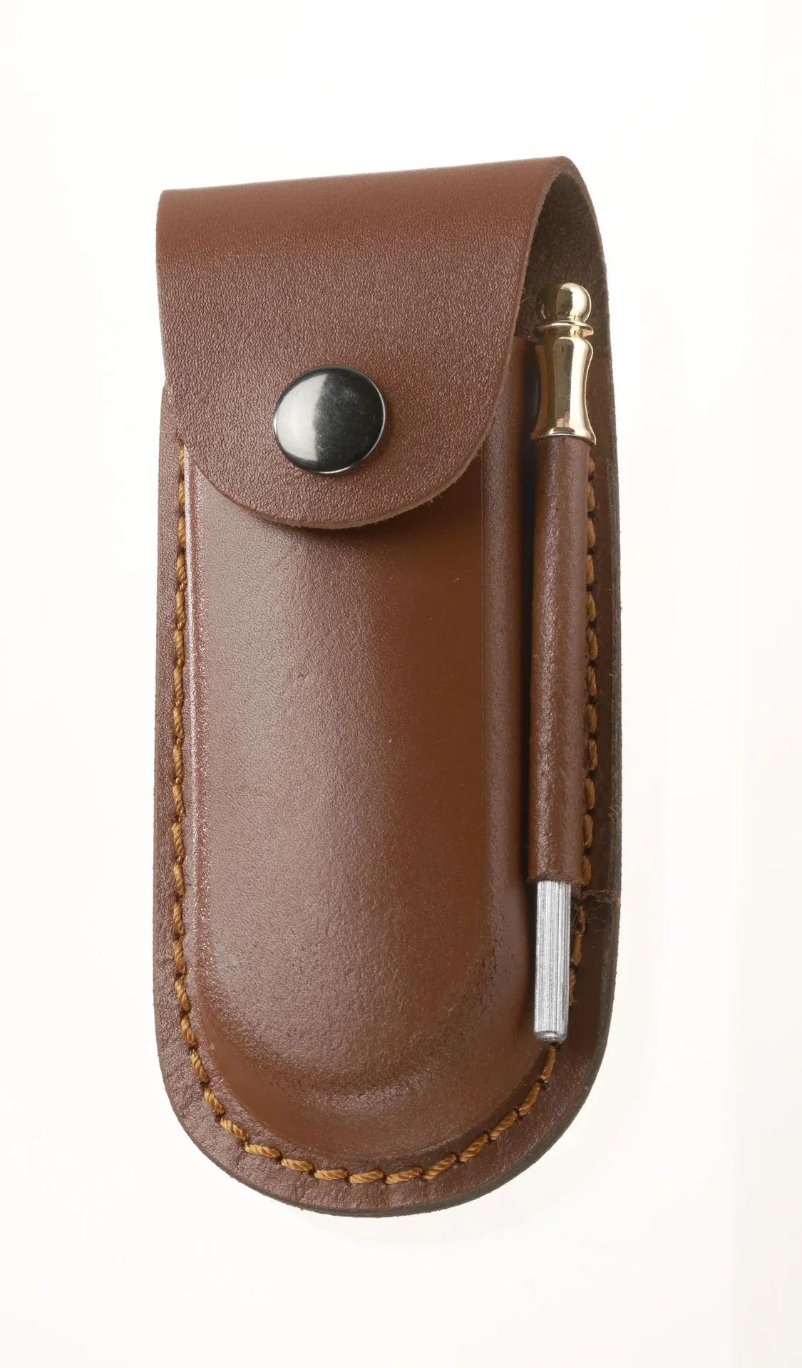 Messertasche aus Leder mit Wetzstahl - 0