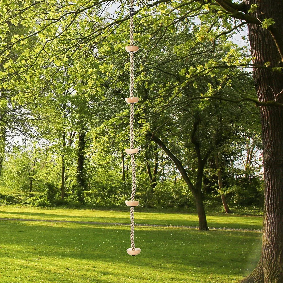 Kletterseil mit Holzsprossen, für 3-14 Jahre - 3