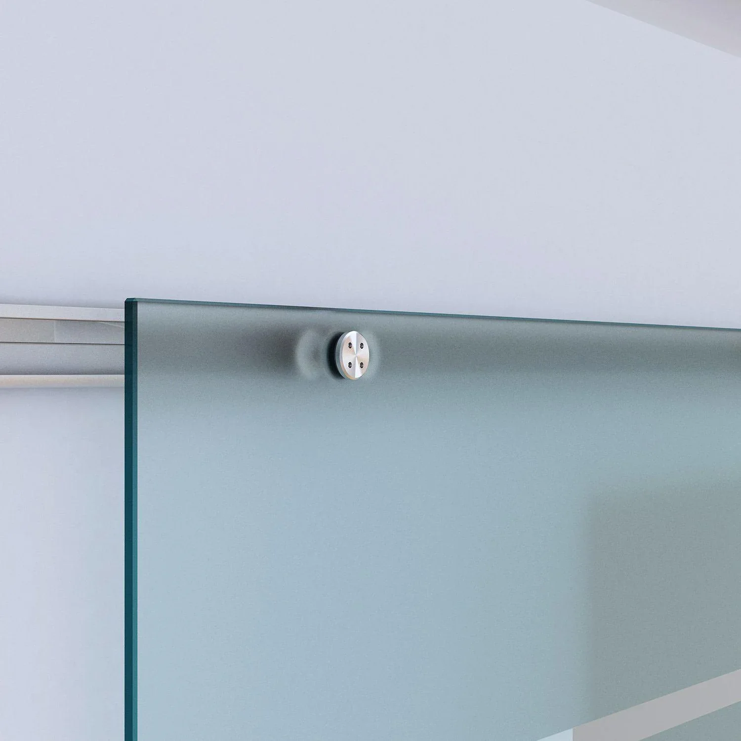 Glasschiebetür mit Streifen - 4