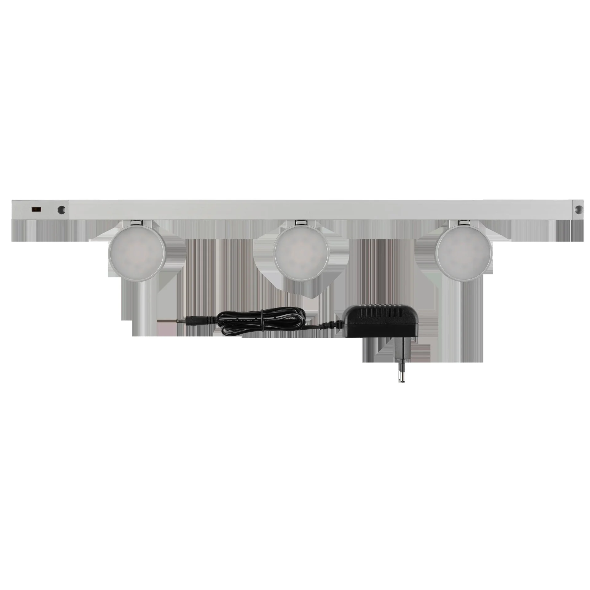 LED Unterbauleuchte LIGHTRACER 3 mit Sensor, dimmbar 60 cm, 3x3W, Farbe silber - 1