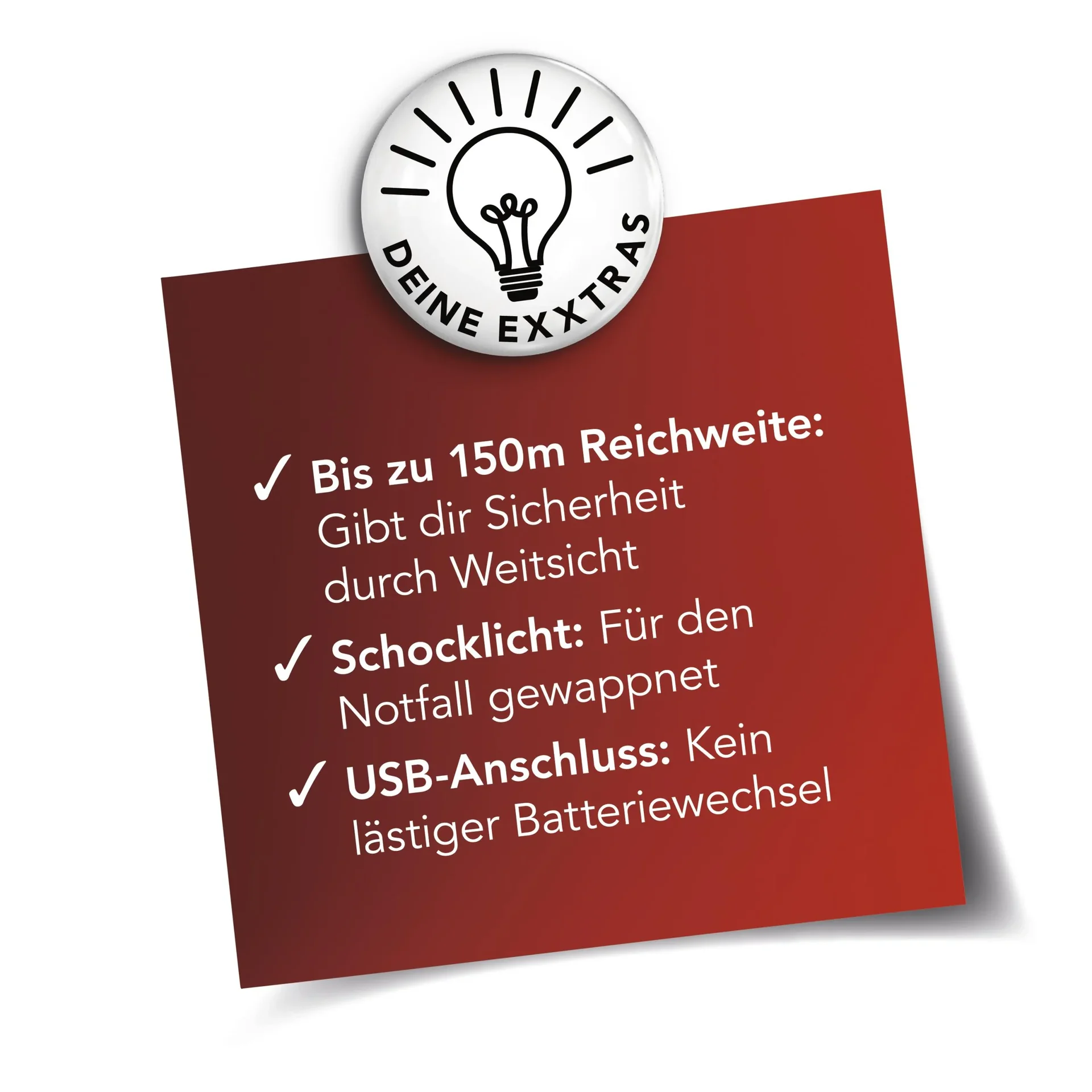 Power- Taschenlampe 3,7 V - 8