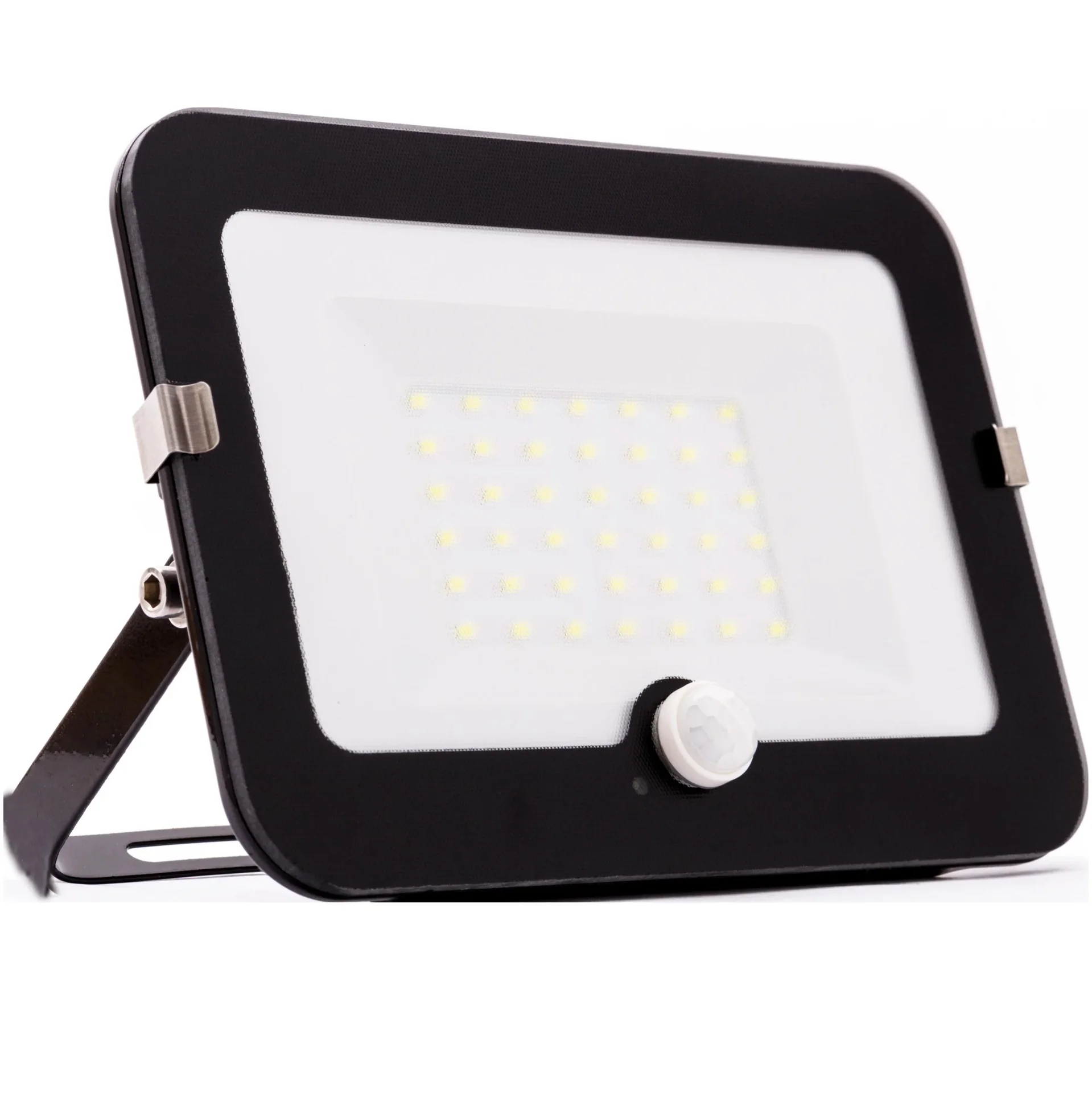 LED-Fluter mit Bewegungsmelder, 30 Watt, IP44, 195 x 140 x 36 mm - 1