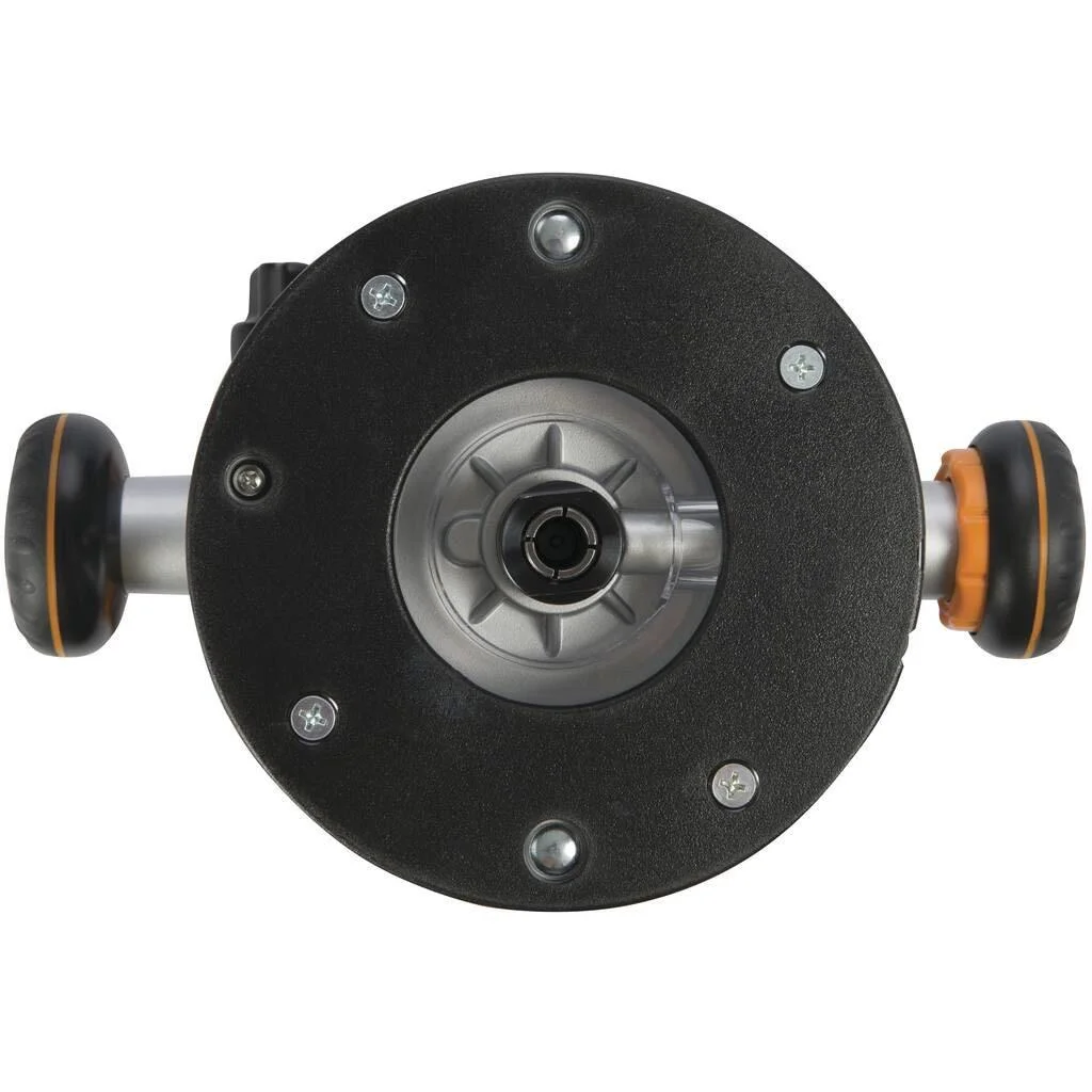 Präzisionsfräse mit Doppelfunktion - 2400 W - Angriffstiefenbereich: 0 - 68 mm - 0