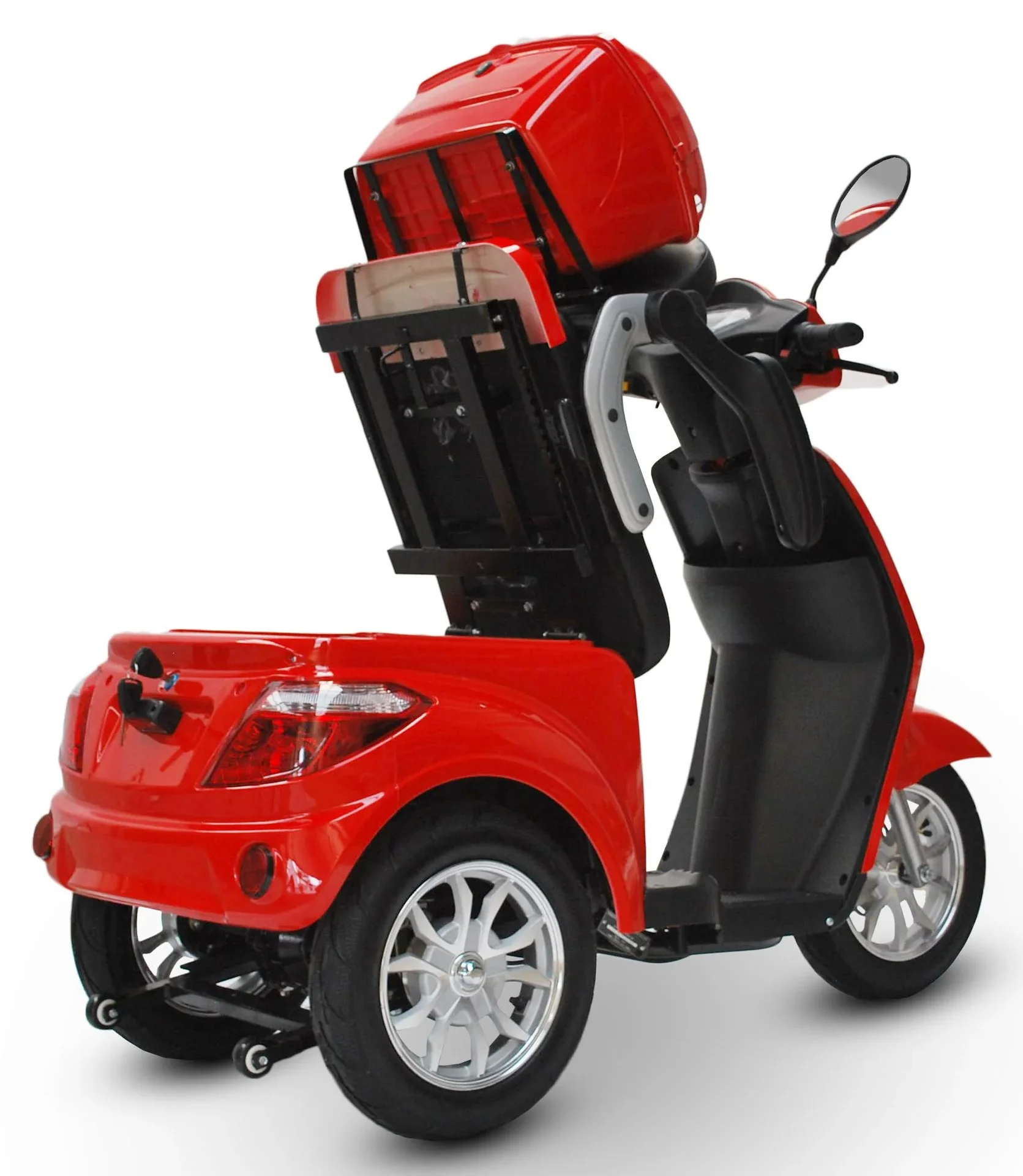 Elektromobil 500 Rot, 15 km/h, Seniorenroller/Seniorenmobil - 2