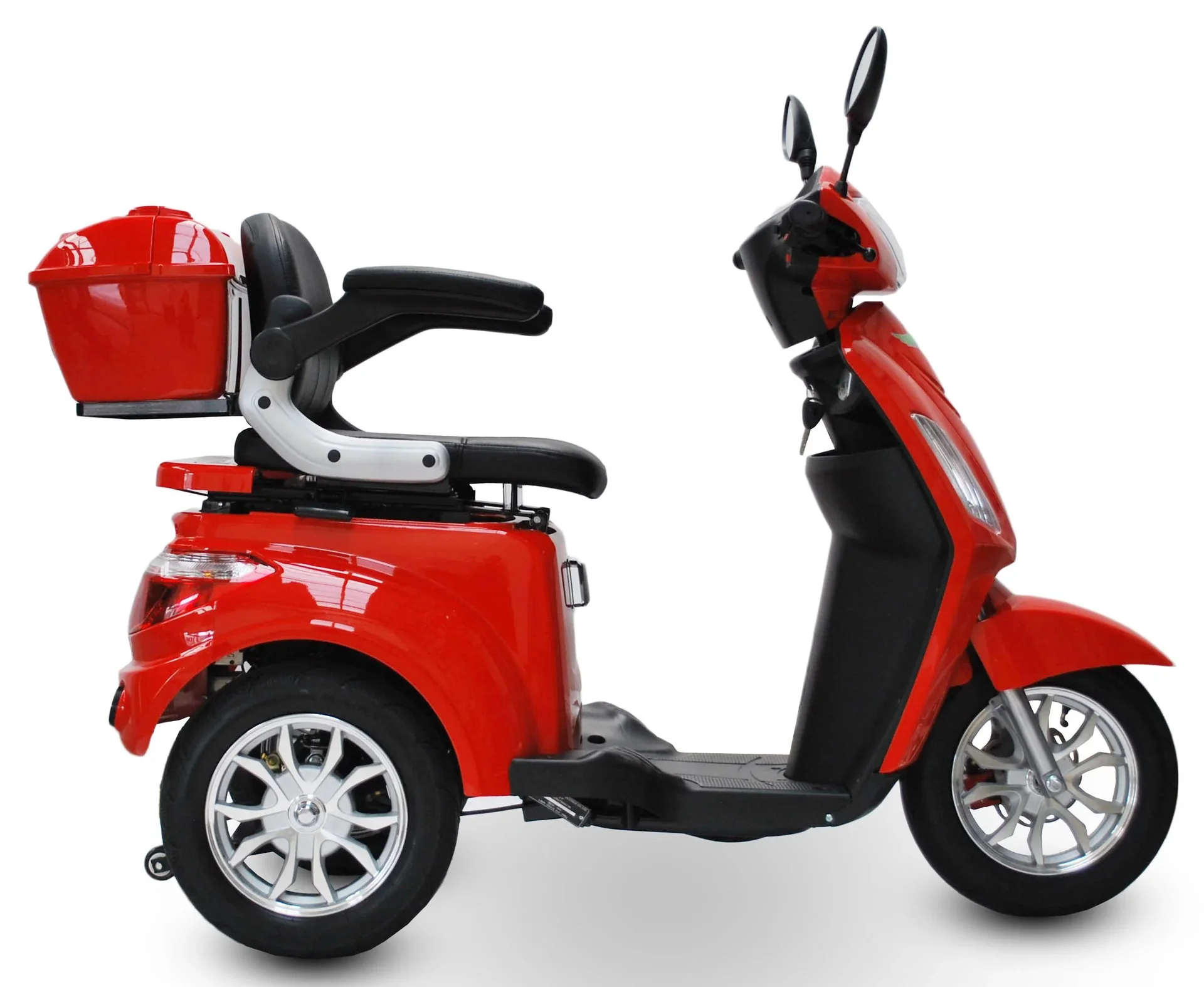 Elektromobil 500 Rot, 15 km/h, Seniorenroller/Seniorenmobil - 4