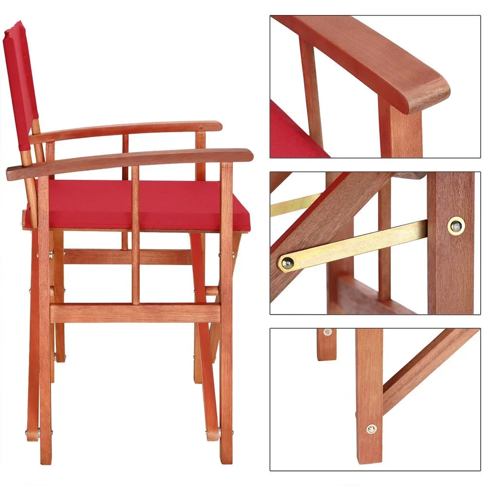 Chefklappstuhl Cannes Rot FSC - 1