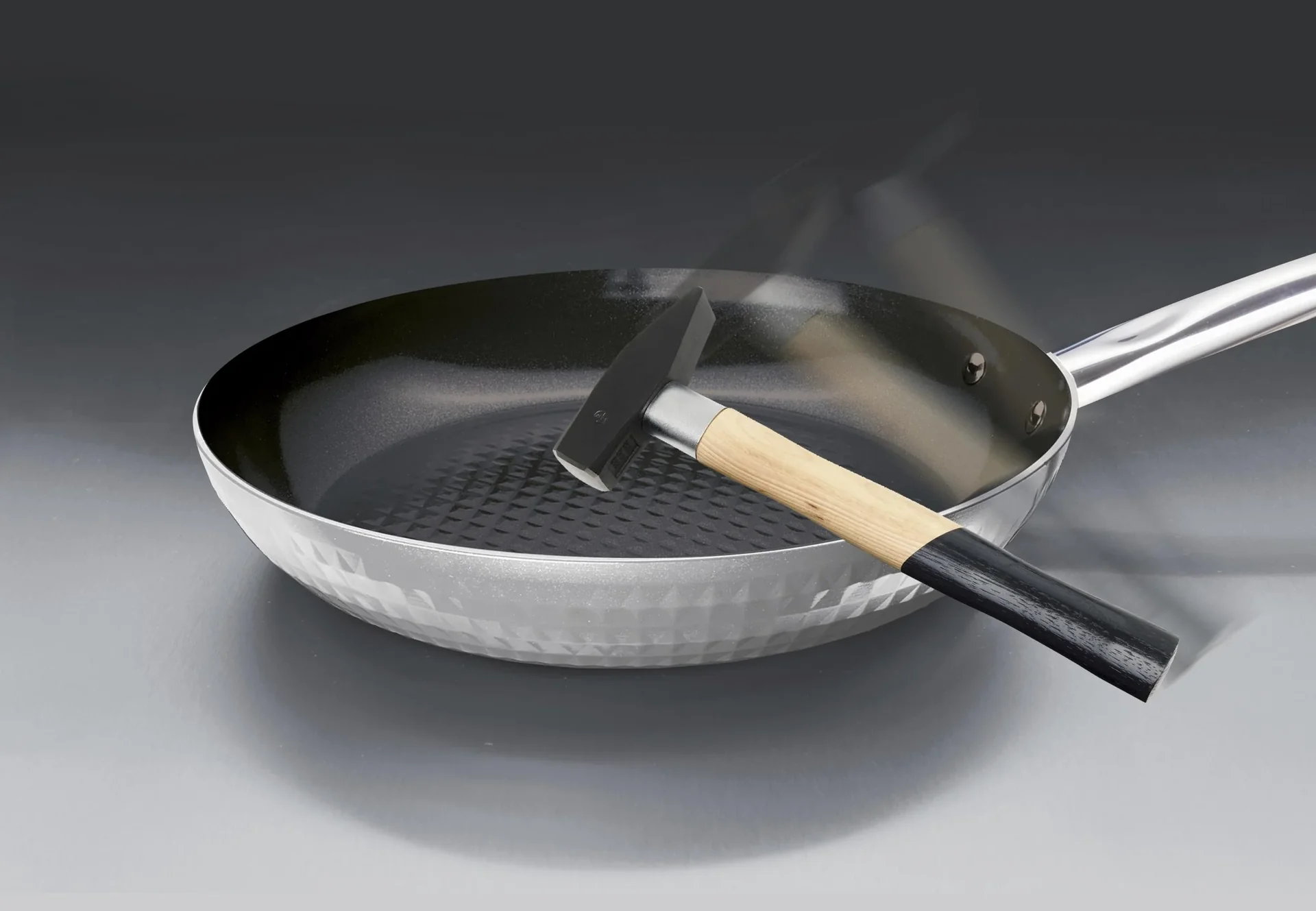 Pfannen-Set, silber, 3-teilig - 3