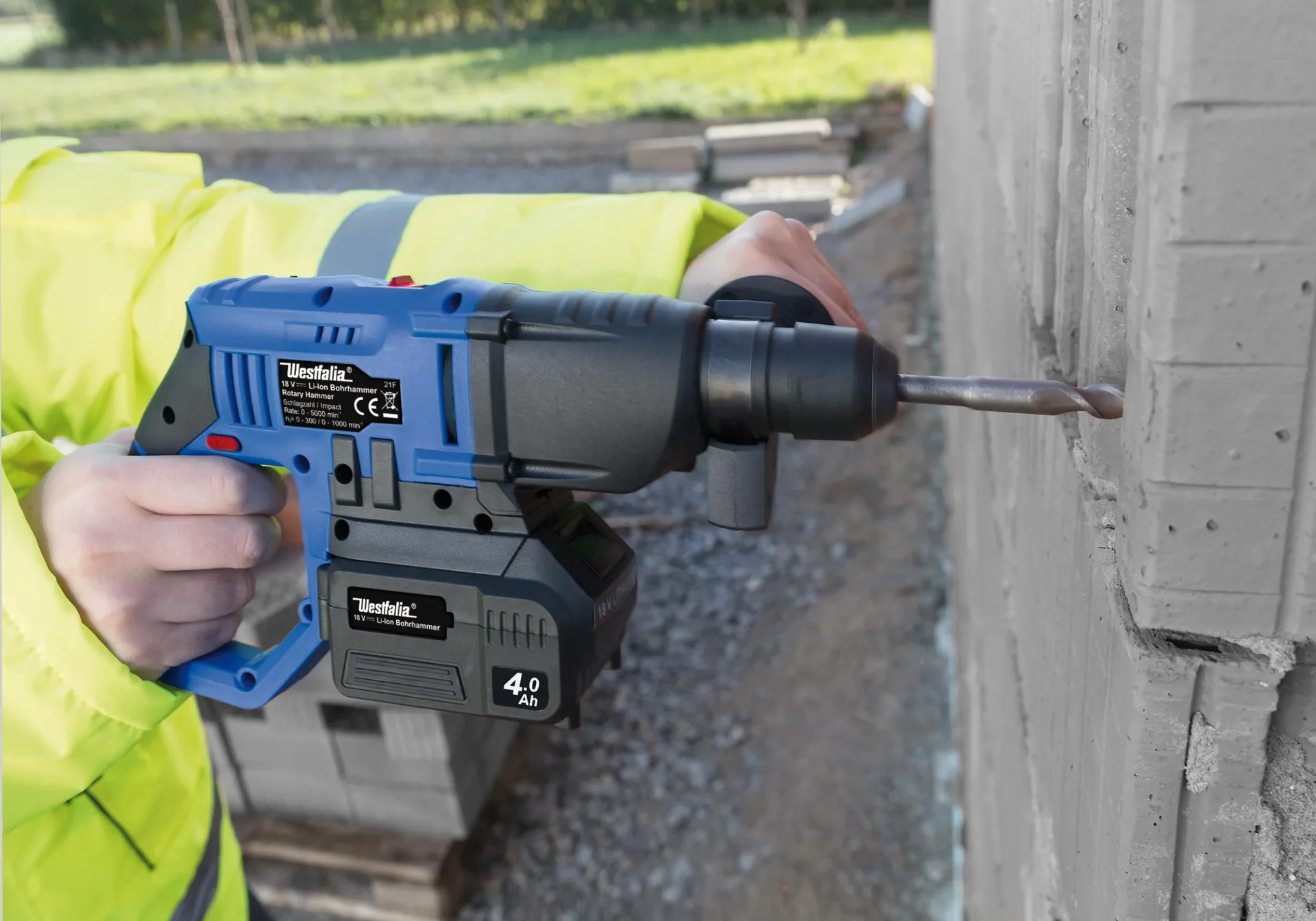 Bohrhammer ABH 18, 18 V Li - Ion - ohne Akku und Ladegerät - 0