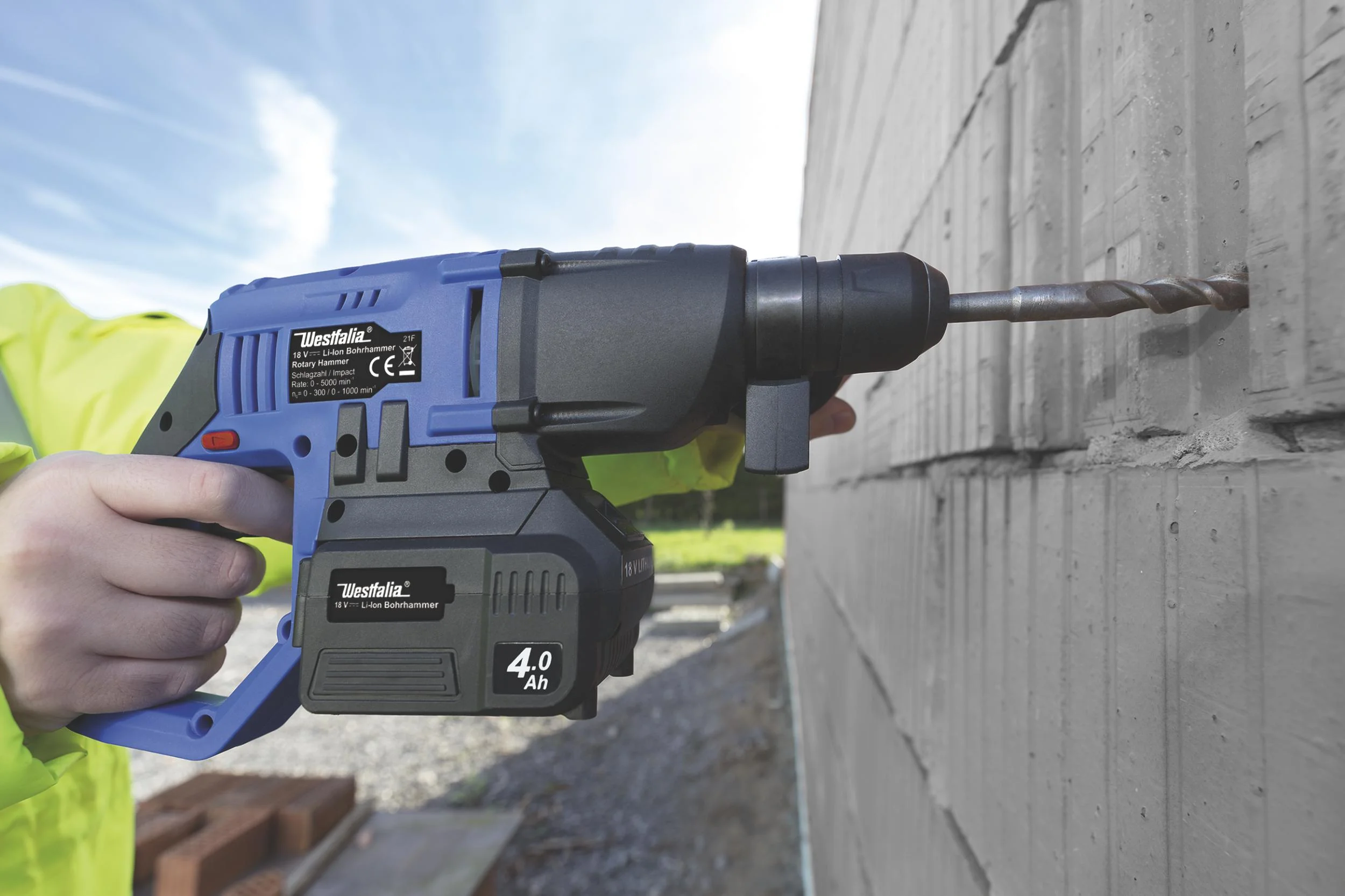 Bohrhammer ABH 18, 18 V Li - Ion - ohne Akku und Ladegerät - 1