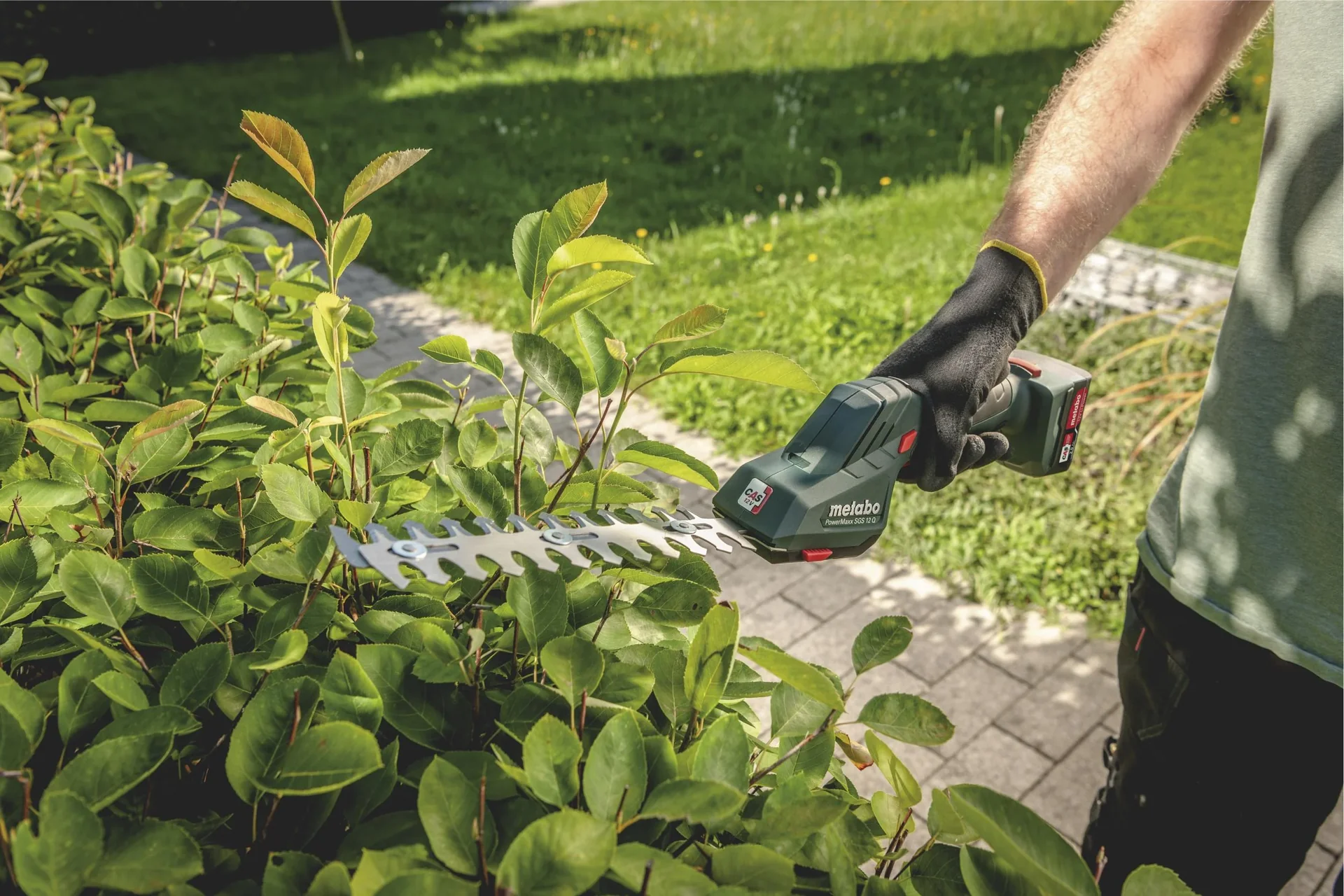 Akku-Strauch- und Grasschere PowerMaxx SGS 12 Q inklusive 1x 2,0 Ah, SC 30 - 3